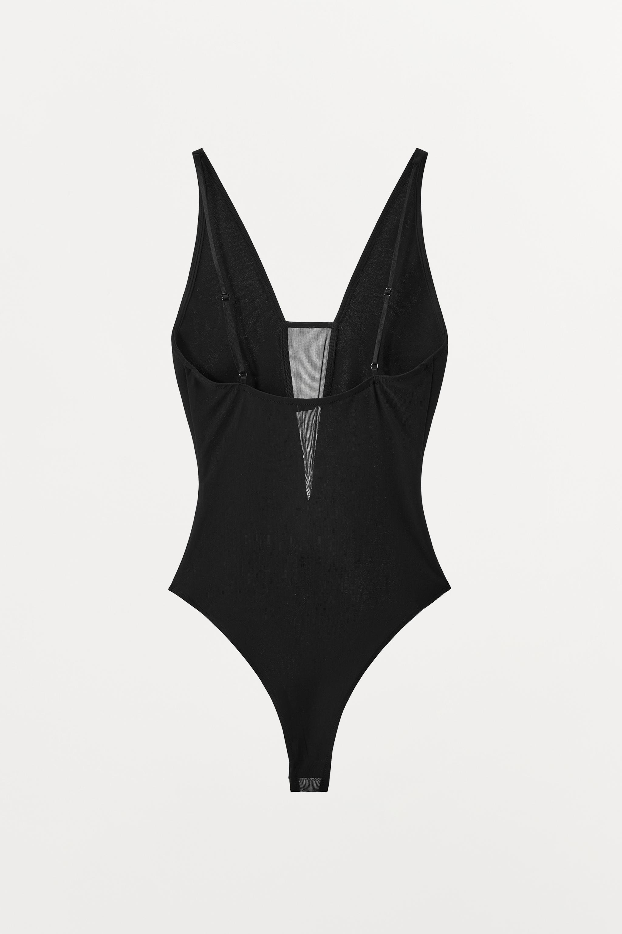 BODY BIMATIÈRE TULLE ET BRETELLES